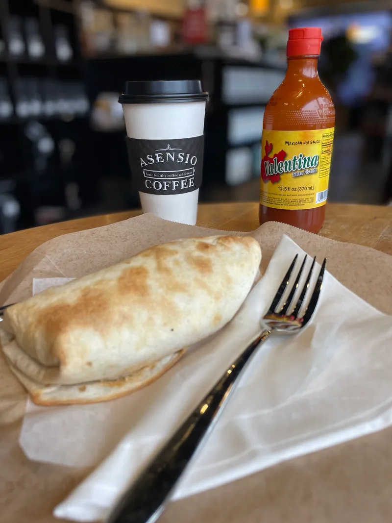 Retail shelf with products, alternate view