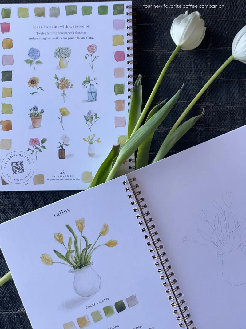 Watercolor art print, fourth piece in series